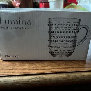 Shannon crystal Mugs - Set of 4